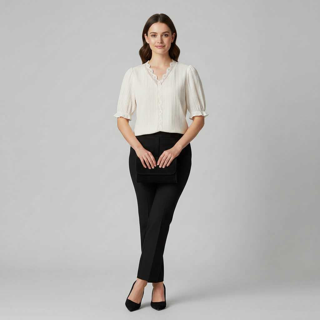 Elegant Puff Sleeve Blouse | Women's Summer Tops