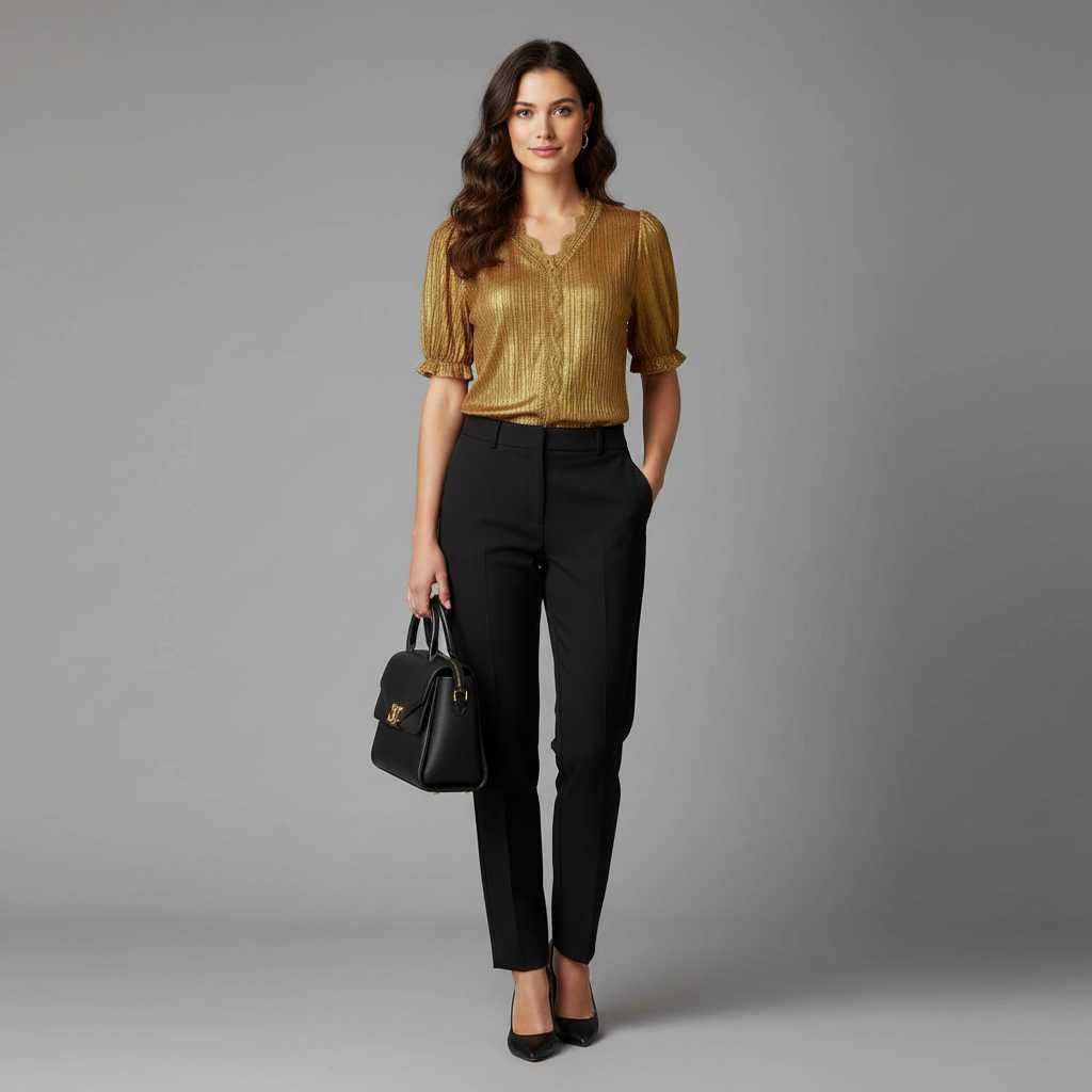 Elegant Puff Sleeve Blouse | Women's Summer Tops
