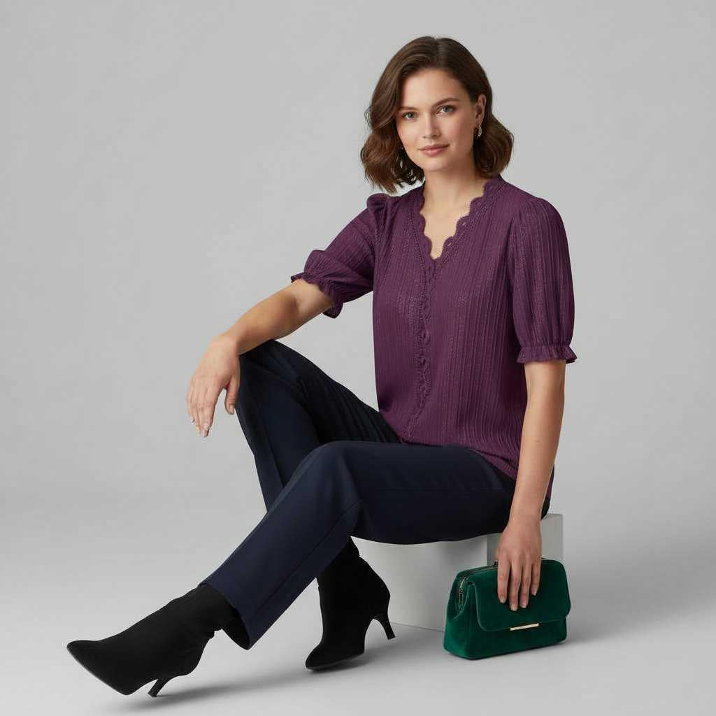 Elegant Puff Sleeve Blouse | Women's Summer Tops