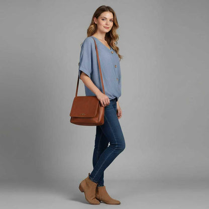 Elegant V-Neck Blouse | Women's Long Sleeve Fashion Top
