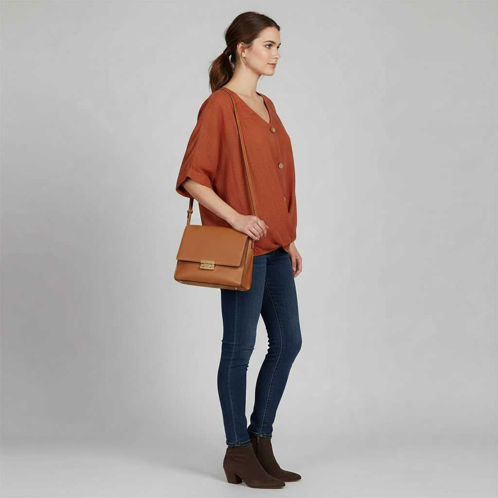 Elegant V-Neck Blouse | Women's Long Sleeve Fashion Top