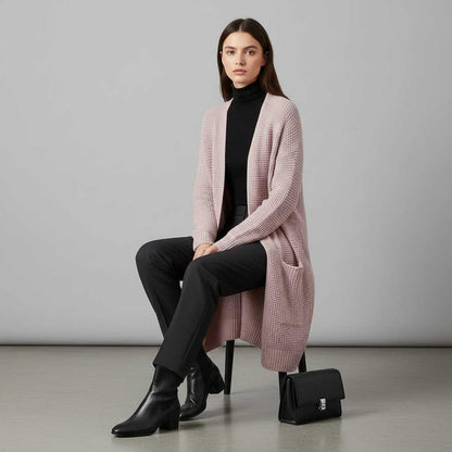 Elegant Women's Cashmere Cardigan | Versatile Layering Piece