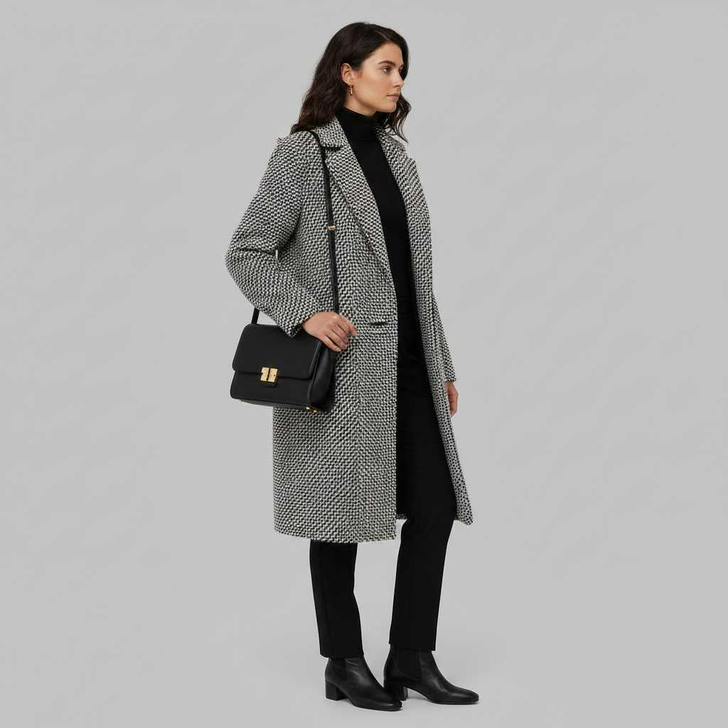 Elegant Wool Coat | Women's Long Winter Coat