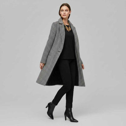 Elegant Wool Coat | Women's Long Winter Coat