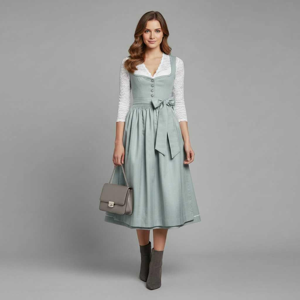 Elegant Dirndl Costume Dress | Women's Oktoberfest Outfit