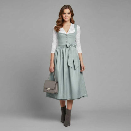 Elegant Dirndl Costume Dress | Women's Oktoberfest Outfit