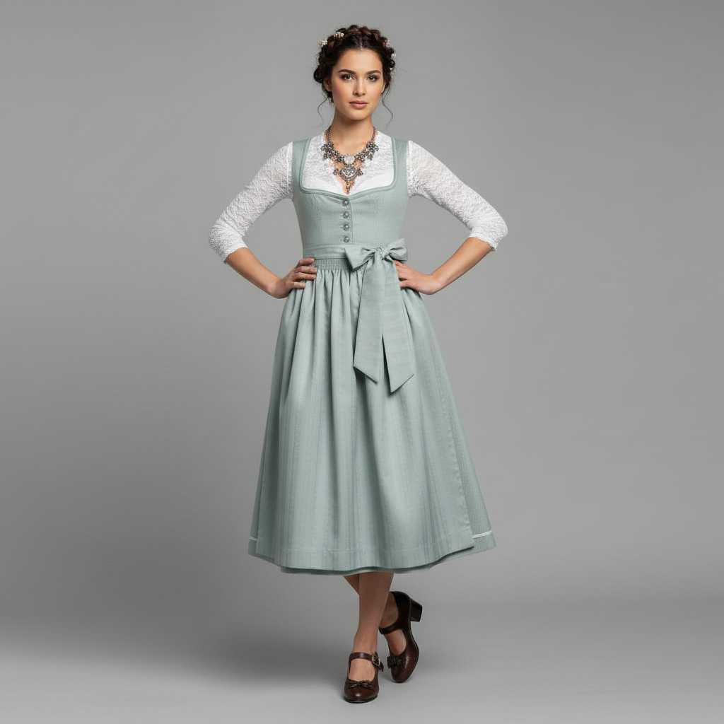 Elegant Dirndl Costume Dress | Women's Oktoberfest Outfit