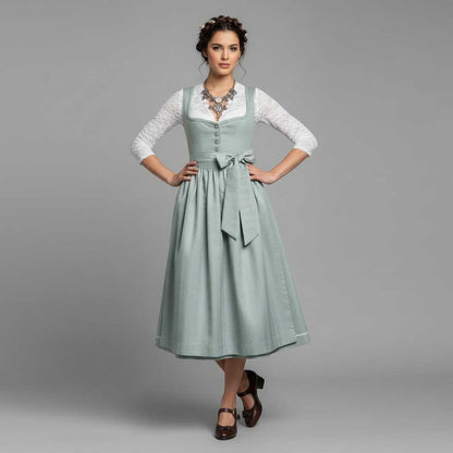 Elegant Dirndl Costume Dress | Women's Oktoberfest Outfit