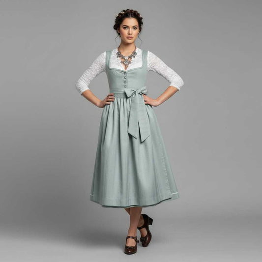 Elegant Dirndl Costume Dress | Women's Oktoberfest Outfit