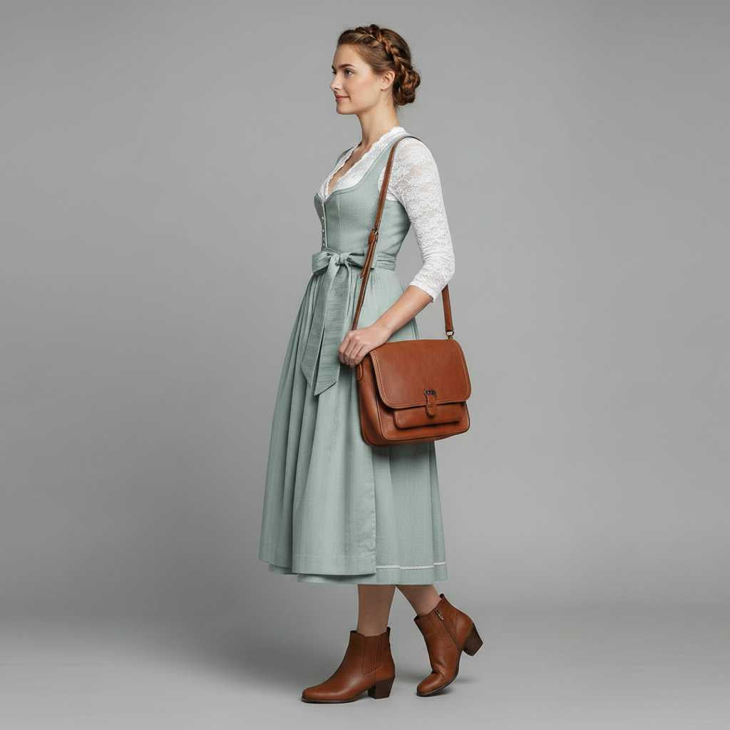 Elegant Dirndl Costume Dress | Women's Oktoberfest Outfit