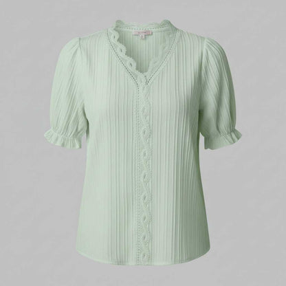 Elegant Puff Sleeve Blouse | Women's Summer Tops