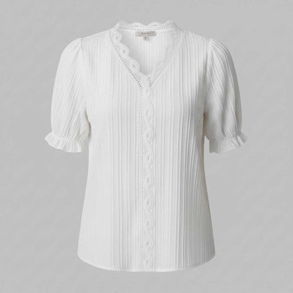 Elegant Puff Sleeve Blouse | Women's Summer Tops