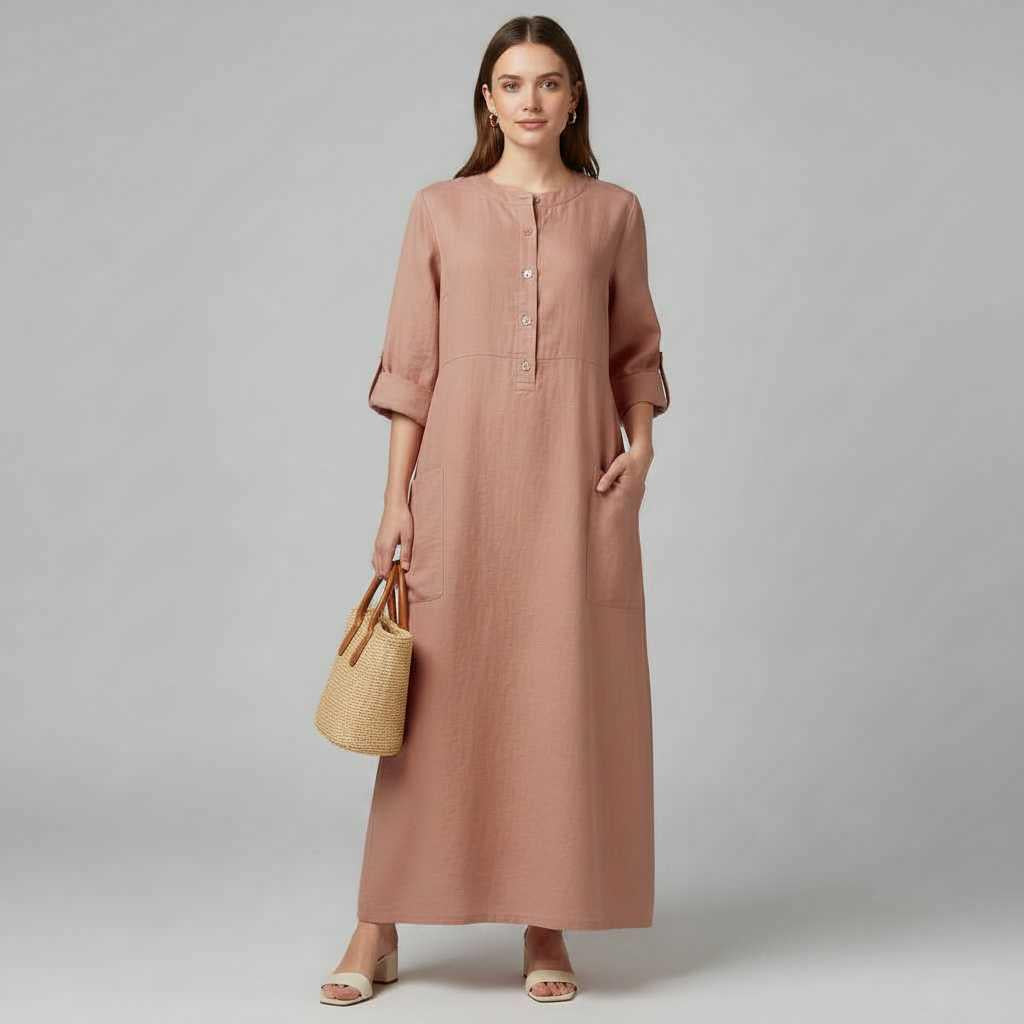 Tina | Women's Plus Size Summer Dress in Soft Fabric