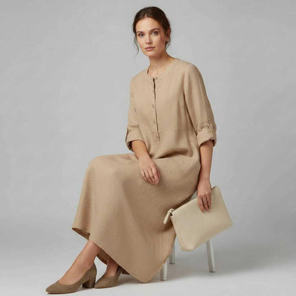 Tina | Women's Plus Size Summer Dress in Soft Fabric