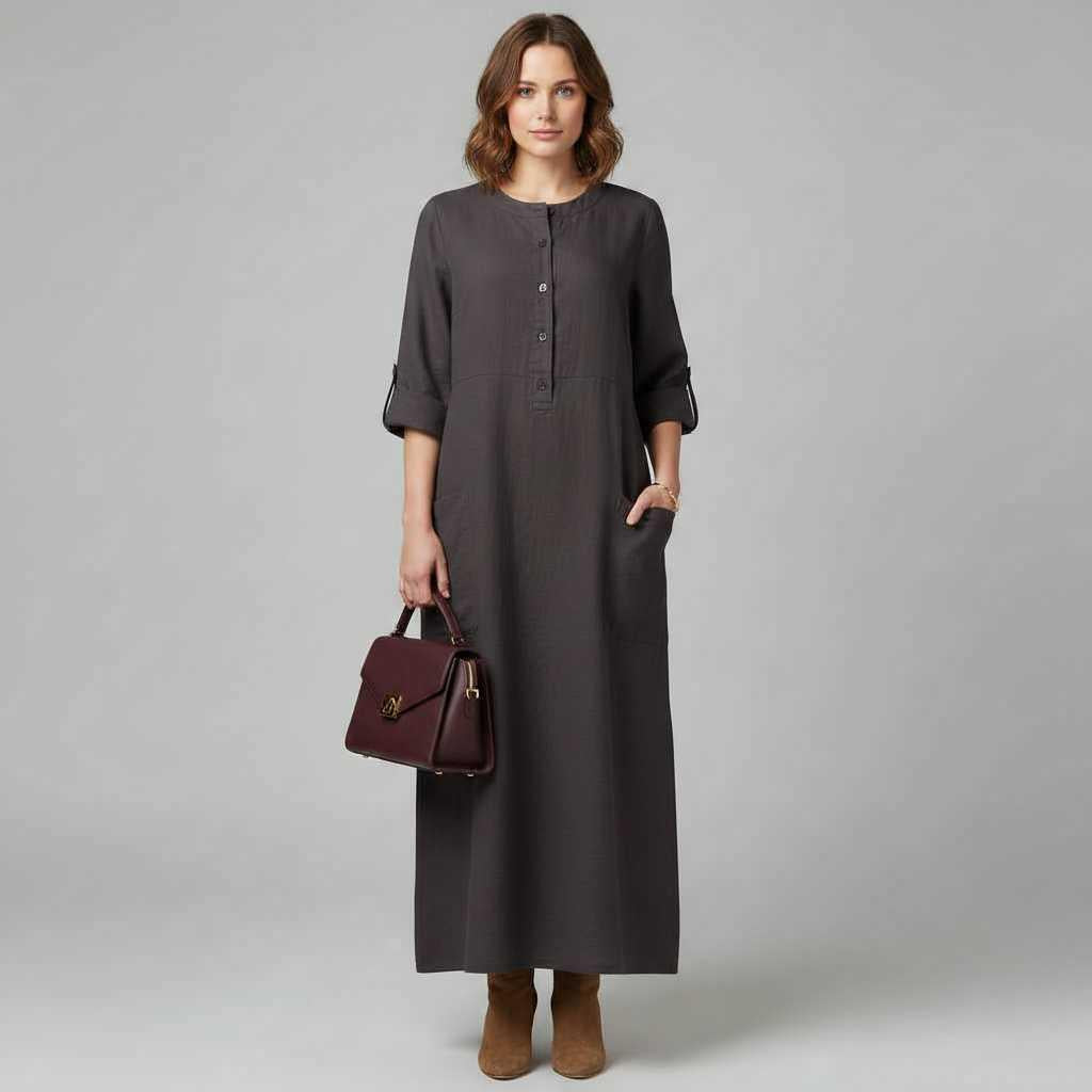 Tina | Women's Plus Size Summer Dress in Soft Fabric