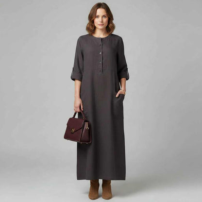 Tina | Women's Plus Size Summer Dress in Soft Fabric