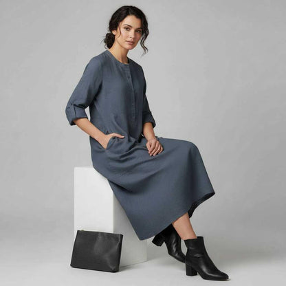 Tina | Women's Plus Size Summer Dress in Soft Fabric